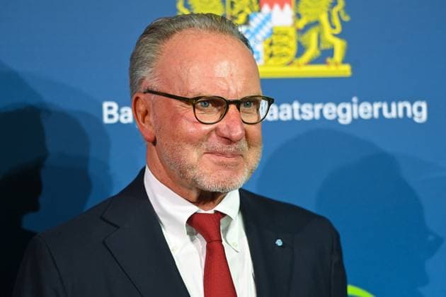 Karl Heinz RUMMENIGGE, (ehemaliger Vorstandsvorsitzender FC Bayern Muenchen), Einzelbild,angeschnittenes Einzelmotiv,Portraet,Portrait,Porträt. Bayerischer Sportpreis 2025 in der BMW Welt, Roter Teppich,Red Carpet am 11.10.2025