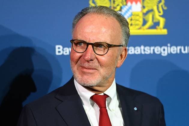 Karl Heinz RUMMENIGGE, (ehemaliger Vorstandsvorsitzender FC Bayern Muenchen), Einzelbild,angeschnittenes Einzelmotiv,Portraet,Portrait,Porträt. Bayerischer Sportpreis 2025 in der BMW Welt, Roter Teppich,Red Carpet am 11.10.2025
