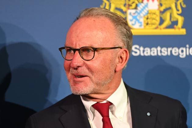 Karl Heinz RUMMENIGGE, (ehemaliger Vorstandsvorsitzender FC Bayern Muenchen), Einzelbild,angeschnittenes Einzelmotiv,Portraet,Portrait,Porträt. Bayerischer Sportpreis 2025 in der BMW Welt, Roter Teppich,Red Carpet am 11.10.2025