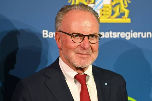Karl Heinz RUMMENIGGE, (ehemaliger Vorstandsvorsitzender FC Bayern Muenchen), Einzelbild,angeschnittenes Einzelmotiv,Portraet,Portrait,Porträt. Bayerischer Sportpreis 2025 in der BMW Welt, Roter Teppich,Red Carpet am 11.10.2025