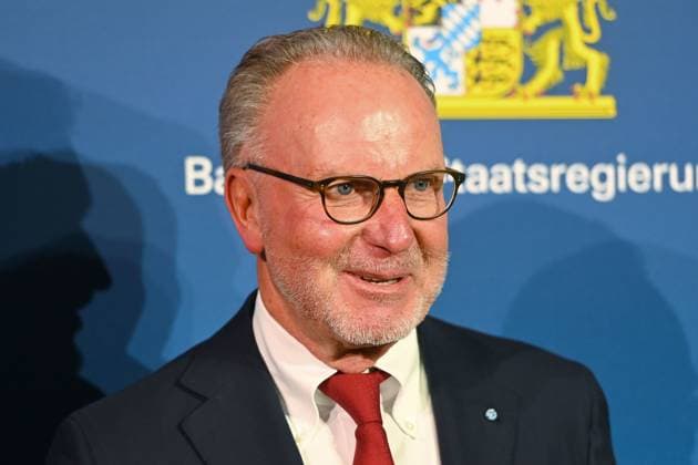 Karl Heinz RUMMENIGGE, (ehemaliger Vorstandsvorsitzender FC Bayern Muenchen), Einzelbild,angeschnittenes Einzelmotiv,Portraet,Portrait,Porträt. Bayerischer Sportpreis 2025 in der BMW Welt, Roter Teppich,Red Carpet am 11.10.2025