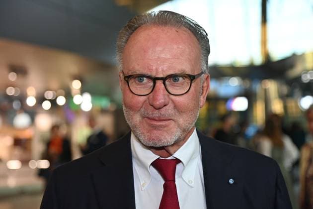 Karl Heinz RUMMENIGGE, (ehemaliger Vorstandsvorsitzender FC Bayern Muenchen), Einzelbild,angeschnittenes Einzelmotiv,Portraet,Portrait,Porträt. Bayerischer Sportpreis 2025 in der BMW Welt, Roter Teppich,Red Carpet am 11.10.2025