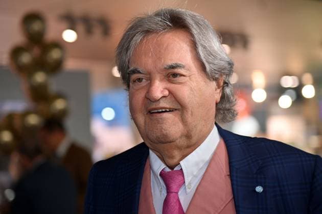 Helmut MARKWORT, Einzelbild,angeschnittenes Einzelmotiv,Portraet,Portrait,Porträt. Bayerischer Sportpreis 2025 in der BMW Welt, Roter Teppich,Red Carpet am 11.10.2025