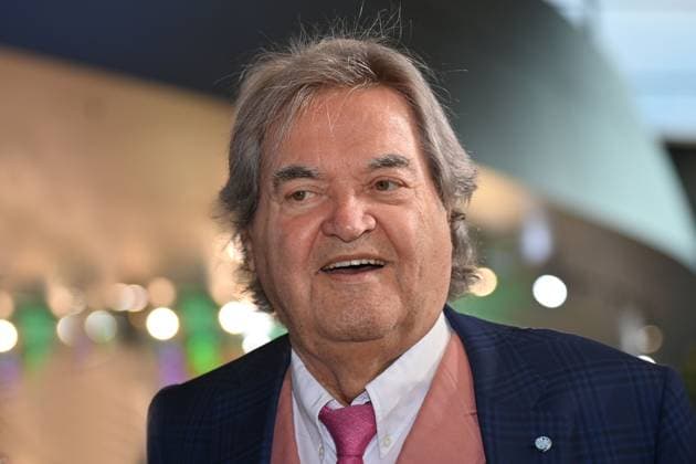 Helmut MARKWORT, Einzelbild,angeschnittenes Einzelmotiv,Portraet,Portrait,Porträt. Bayerischer Sportpreis 2025 in der BMW Welt, Roter Teppich,Red Carpet am 11.10.2025
