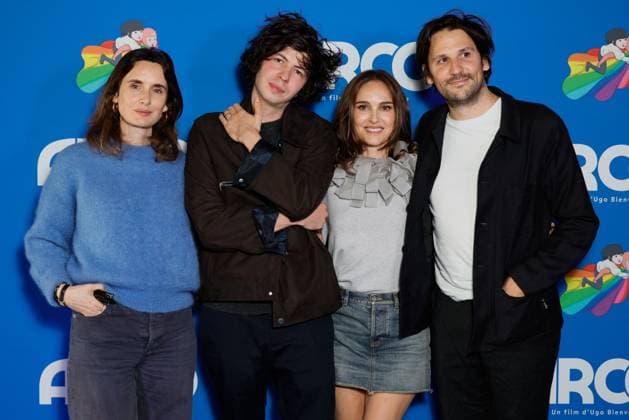 Sophie Mas, Ugo Bienvenu, Natalie Portman and Felix de Givry Avant première du film danimation Arco , produit par N Portman à lUGC Ciné Cité Bercy à Paris, le 12 octobre 2025 Julien Sarkissian Bestimage Preview of the animated film Arco , produced by N Portman at the UGC Ciné Cité Bercy in Paris, on October 12, 2025 Paris France  Copyright: xJulienxSarkissianx xBestimagexJulienxSarkissianx xBestimagex