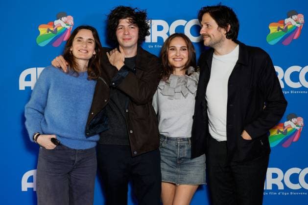 Sophie Mas, Ugo Bienvenu, Natalie Portman and Felix de Givry Avant première du film danimation Arco , produit par N Portman à lUGC Ciné Cité Bercy à Paris, le 12 octobre 2025 Julien Sarkissian Bestimage Preview of the animated film Arco , produced by N Portman at the UGC Ciné Cité Bercy in Paris, on October 12, 2025 Paris France  Copyright: xJulienxSarkissianx xBestimagexJulienxSarkissianx xBestimagex