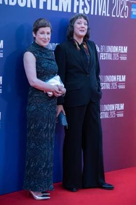 H Is for Hawk BFI Patrons Gala - The 69th BFI London Film Festival in London - 12 Oct 2025 Helen Macdonald (R) and a guest attend the H Is for Hawk BFI Patrons Gala at the 69th BFI London Film Festival at The Royal Festival Hall. London United Kingdom Copyright: xLoredanaxSangiulianox xSOPAxImagesx LSangiuliano-5961