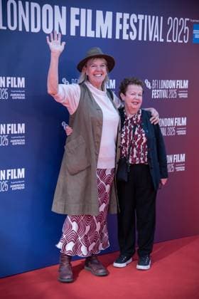 The Choral Screening - The 69th BFI London Film Festival in London - 12 Oct 2025 Carolyn Pickles (L) and a guest attend The Choral screening during the 69th BFI London Film Festival at The Royal Festival Hall. London United Kingdom Copyright: xLoredanaxSangiulianox xSOPAxImagesx LSangiuliano-5747