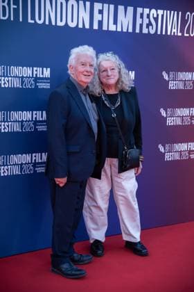 October 12, 2025, London, United Kingdom: Jenny Beavan (R) and guest attend The Choral screening during the 69th BFI London Film Festival at The Royal Festival Hall. London United Kingdom - ZUMAs197 20251012_aaa_s197_339 Copyright: xLoredanaxSangiulianox