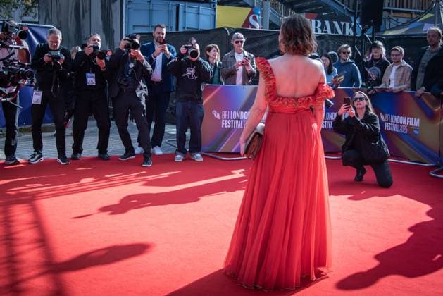 October 12, 2025, London, United Kingdom: Lyndsey Marshal attends The Choral screening during the 69th BFI London Film Festival at The Royal Festival Hall. London United Kingdom - ZUMAs197 20251012_aaa_s197_379 Copyright: xLoredanaxSangiulianox