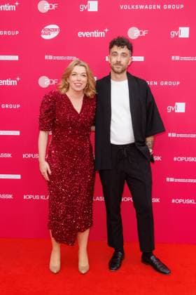 Award - Deutscher Filmpreis 2024 Anna Novak und Tim Allhoff beim Opus Klassik 2025 im Konzerthaus am Gendarmenmarkt am 12.10.2025 in Berlin. Copyright: xEventpressxKochanx