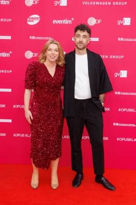 Award - Deutscher Filmpreis 2024 Anna Novak und Tim Allhoff beim Opus Klassik 2025 im Konzerthaus am Gendarmenmarkt am 12.10.2025 in Berlin. Copyright: xEventpressxKochanx