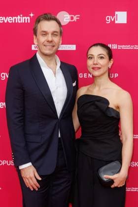 Award - Deutscher Filmpreis 2024 Benjamin Bernheim und Sandra Hamaoui beim Opus Klassik 2025 im Konzerthaus am Gendarmenmarkt am 12.10.2025 in Berlin. Copyright: xEventpressxKochanx