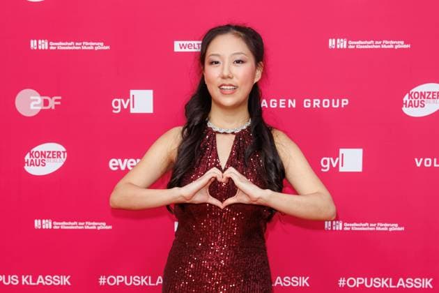 Award - Deutscher Filmpreis 2024 Leia Zhu beim Opus Klassik 2025 im Konzerthaus am Gendarmenmarkt am 12.10.2025 in Berlin. Copyright: xEventpressxKochanx