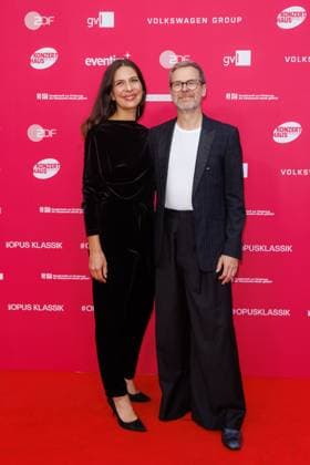 Award - Deutscher Filmpreis 2024 Theresa Kronthaler und Matthias Matschke beim Opus Klassik 2025 im Konzerthaus am Gendarmenmarkt am 12.10.2025 in Berlin. Copyright: xEventpressxKochanx