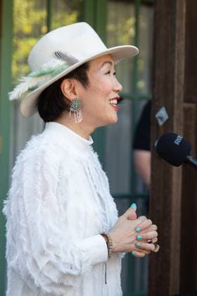 48th Mill Valley Film Festival - Closing night screening of RENTAL FAMILY Writer and Director HIKARI attends her closing night feature film Rental Family at the 48th Mill Valley Film Festival at the Outdoor Art Club on October 12, 2025 in Mill Valley, California. Mill Valley Outdoor Art Club California USA Copyright: xPicturexHappy imageSPACEx