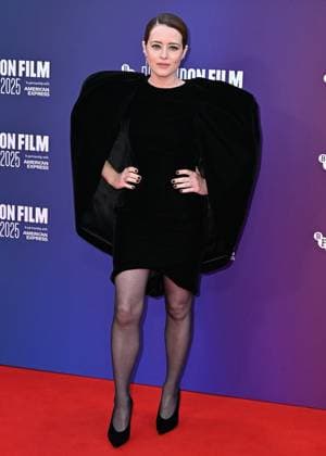 Claire Foy attends H Is for Hawk Premiere during the BFI London Film Festival, at the Southbank Centre, Royal Festival Hall in London, England. UK. Sunday 12th October 2025 Copyright: xJamesxWarrenx adz5d643