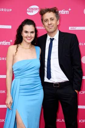 Danae Dörken und Pascal Schumacher bei der Verleihung des Opus Klassik 2025 im Konzerthaus am Gendarmenmarkt. Berlin, 12.10.2025