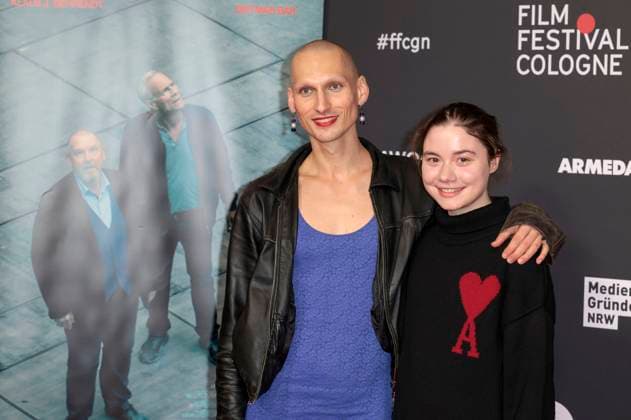 Marcel Jacqueline Gisdol und Hannah Schiller beim Screening des ARD-Fernsehfilms Tatort - Die Schöpfung auf dem 35. Film Festival Cologne 2025 im Filmpalast. Köln, 12.10.2025