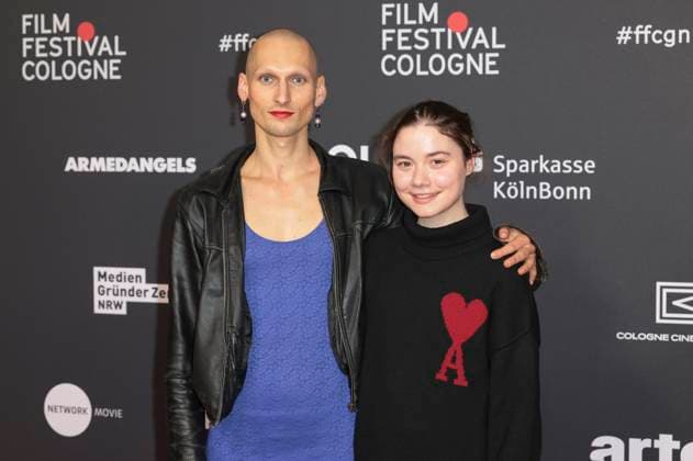 Marcel Jacqueline Gisdol und Hannah Schiller beim Screening des ARD-Fernsehfilms Tatort - Die Schöpfung auf dem 35. Film Festival Cologne 2025 im Filmpalast. Köln, 12.10.2025