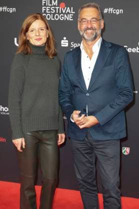 Katrin Vernau und Hein Mulders beim Screening des ARD-Fernsehfilms Tatort - Die Schöpfung auf dem 35. Film Festival Cologne 2025 im Filmpalast. Köln, 12.10.2025