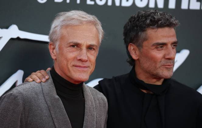 UK premiere of Frankenstein Christoph Waltz and Oscar Isaac at the UK premiere of Frankenstein at the 69th BFI London Film Festival at The Royal Festival Hall. London Royal Festival Hall UK Copyright: xFredxDuvalx