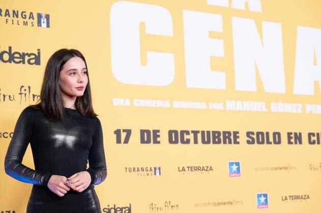 October 13, 2025, Madrid, Spain: Nora Hernandez attends the premiere La Cena photocall at Cines Kinepolis in Madrid. Madrid Spain - ZUMAs197 20251013_aaa_s197_179 Copyright: xAtilanoxGarciax