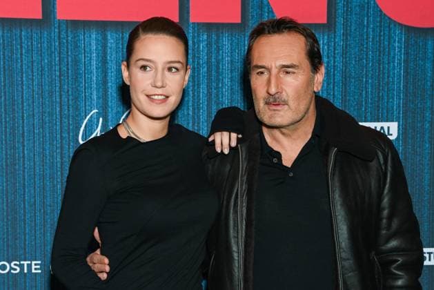 Adèle Exarchopoulos and Gilles Lellouche attend the Chien 51 Premiere at Le Grand Rex 449674 2025 10 13 Paris France  Copyright: xLionelxGuericolasx xStarfacex STAR_449674_044
