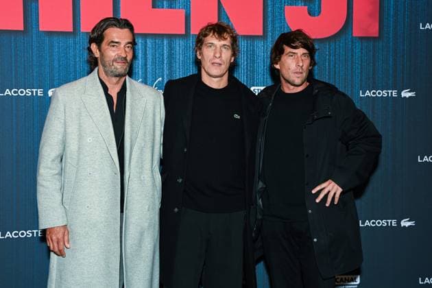 Cedric Jimenez , Hugo Sélignac attend the Chien 51 Premiere at Le Grand Rex 449674 2025 10 13 Paris France  Copyright: xLionelxGuericolasx xStarfacex STAR_449674_087