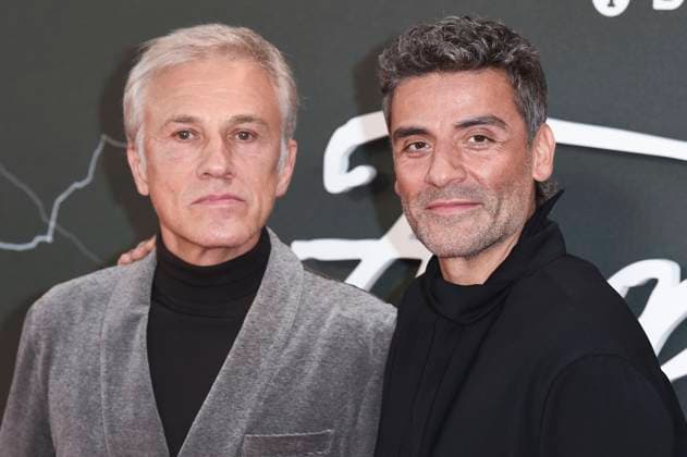 Christoph Waltz und Oscar Isaac bei der Premiere des Kinofilms Frankenstein auf dem 69. BFI London Film Festival 2025 in der Royal Festival Hall. London, 013.10.2025