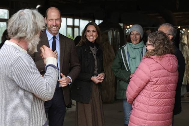 The Prince and Princess of Wales Visit Northern Ireland 14 10 2025. Cookstown, UK. The Prince and Princess of Wales during a visit to Mallon Farm in Cookstown, Northern Ireland., Credit:Pete Maclaine Avalon United Kingdom, England, Cookstown  Copyright: xPetexMaclainex xAvalonx 1045448377