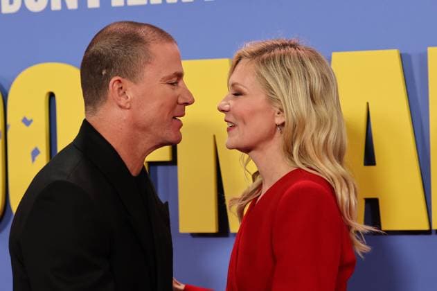 . 14 10 2025. London, United Kingdom. Channing Tatum and Kirsten Dunst at the Roofman premiere at the London Film Festival.  xStephenxLockx xi-Imagesx IIM-26297-0008