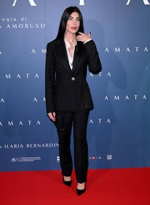 Milan, Italy: Milan - Premiere of the Film Amata, Cinema Anteo - Bianca Atzei Milan Italy  - ZUMAp169 20251014_zea_p169_628 Copyright: xAlbertoxTerenghix
