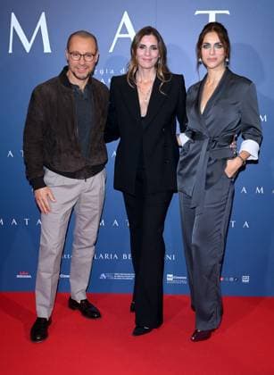 Milan, Italy: Milan - Premiere of the Film Amata, Cinema Anteo - Elisa Amoroso, Miriam Leone, and Stefano Accorsi Milan Italy  - ZUMAp169 20251014_zea_p169_641 Copyright: xAlbertoxTerenghix
