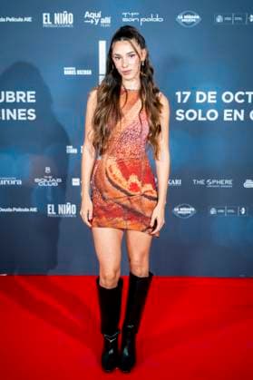 La Deuda Premiere, Madrid, Spain - 14 Oct 2025 Sara Vidorreta attends to La Deuda Premiere at Callao Cinema on 14 September, 2025 in Madrid, Spain. (Credit: Miguel Escavias Alfa Images) Madrid Callao Cinema Madrid Spain Copyright: x x2025xMiguelxEscavias AlfaxImagesx