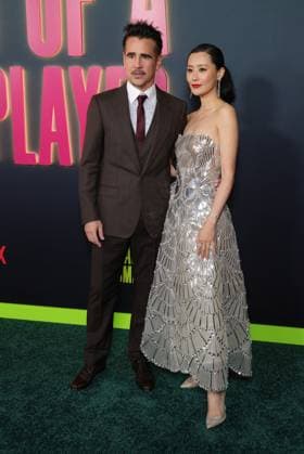 14 October 2025 - Los Angeles, California - Colin Farrell, Fala Chen. Los Angeles Special Screening Of Netflix s Ballad Of A Small Player held at The Egyptian Theater. Los Angeles USA - ZUMAa123 20251014_zaa_a123_124 Copyright: xADx