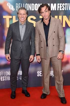 John Bishop und Will Arnett bei der Premiere des Kinofilms Is This Thing On? auf dem 69. BFI London Film Festival 2025 in der Royal Festival Hall. London, 14.10.2025