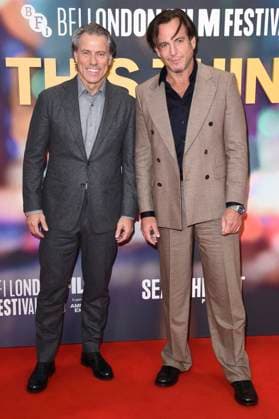John Bishop und Will Arnett bei der Premiere des Kinofilms Is This Thing On? auf dem 69. BFI London Film Festival 2025 in der Royal Festival Hall. London, 14.10.2025