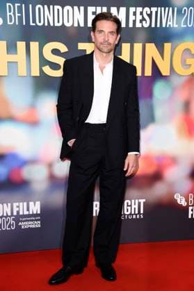 Bradley Cooper bei der Premiere des Kinofilms Is This Thing On? auf dem 69. BFI London Film Festival 2025 in der Royal Festival Hall. London, 14.10.2025