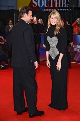 Bradley Cooper und Laura Dern bei der Premiere des Kinofilms Is This Thing On? auf dem 69. BFI London Film Festival 2025 in der Royal Festival Hall. London, 14.10.2025