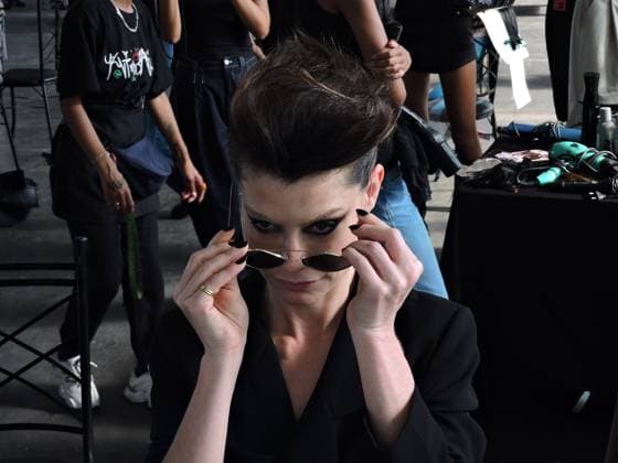 RECORD DATE NOT STATED Forca Studio fashion show at SPFW Sao Paulo (SP), 10 14 2025 - fashion shows SPFW social beauty - actress Alinne Moraes participates in the Forca Studio show on the second day of Sao Paulo Fashion Week, which took place at Campo de Marte. (Foto: Leandro Chemalle Thenews2 imago images) Forca Studio fashion show at SPFW  Copyright: xLeandroxChemallex