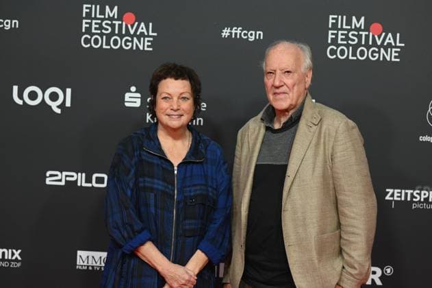 Martina Richter ist Geschäftsführerin Filmfestival Cologne und , l-r, Regisseur Werner Herzog kommt zum Screening des Films GHOST ELEPHANTS im Rahmen des Film Festival Cologne FFCGN
