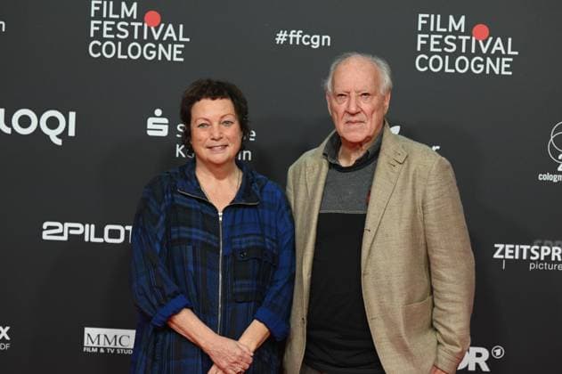 Martina Richter ist Geschäftsführerin Filmfestival Cologne und , l-r, Regisseur Werner Herzog kommt zum Screening des Films GHOST ELEPHANTS im Rahmen des Film Festival Cologne FFCGN