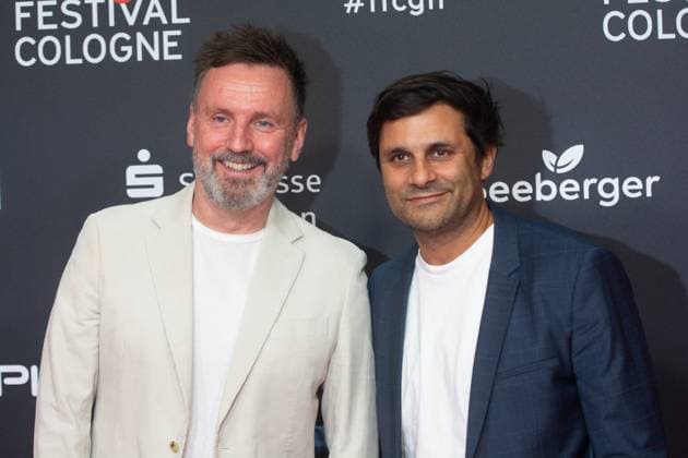 Dead Of Winter Photo Call In Cologne Brian Kirk, the film director, and Maximillian Leo, the film producer, pose for pictures during the Dead of Winter photo call at Film Palast during the Cologne Film Festival in Cologne, Germany, on October 15, 2025. cologne Germany  Copyright: xYingxTangx originalFilename: tang-notitle251015_np6aD.jpg