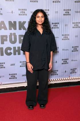 Safinaz Sattar bei der Premiere des Kinofilms Danke für nichts im Filmtheater Colosseum. Berlin, 15.10.2025