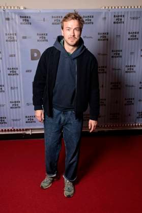 Albrecht Schuch bei der Premiere des Kinofilms Danke für nichts im Filmtheater Colosseum. Berlin, 15.10.2025