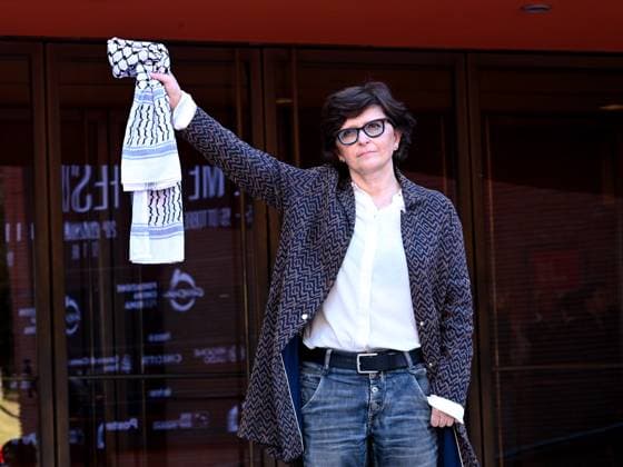 Roma Cinema Fest 2025, day 2 - Red carpet film Put your soul on your hand and walk . In the photo Sepideh Farsi  Copyright: xMaurizioxD Avanzox xipa-agency.netx xDxAvanzo Provvisionatox IPA_Agency_IPA66658210
