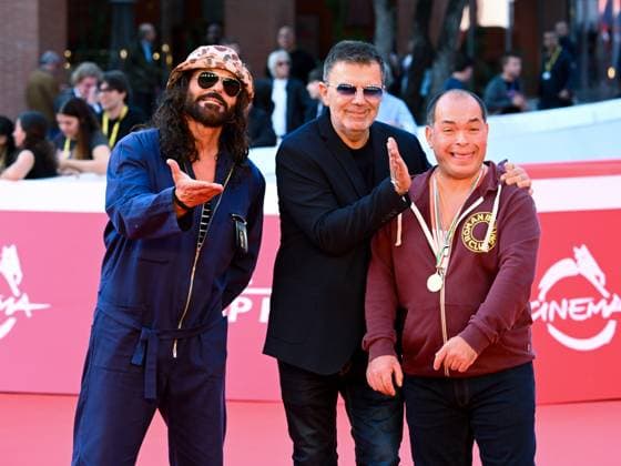 Roma Cinema Fest 2025, day 2 - Red carpet for the film Bombolo - Core De Roma. Pictured is Stefano Calvagna and lookalikes of Thomas Milian and Bombolo.  Copyright: xMaurizioxD Avanzox xipa-agency.netx xDxAvanzo Provvisionatox IPA_Agency_IPA66660469