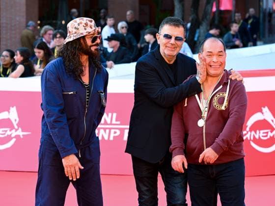 Roma Cinema Fest 2025, day 2 - Red carpet for the film Bombolo - Core De Roma. Pictured is Stefano Calvagna and lookalikes of Thomas Milian and Bombolo.  Copyright: xMaurizioxD Avanzox xipa-agency.netx xDxAvanzo Provvisionatox IPA_Agency_IPA66660471