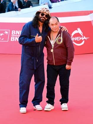 Rome Cinema Fest 2025, Day 2 - Red carpet for the film Bombolo - Core De Roma. Pictured are Thomas Milian and Bombolo s lookalikes.  Copyright: xMaurizioxD Avanzox xipa-agency.netx xDxAvanzo Provvisionatox IPA_Agency_IPA66660474
